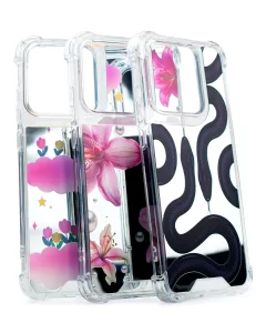 Fundas Sunny con tapa espejada, diseños de nubes, flores y serpientes